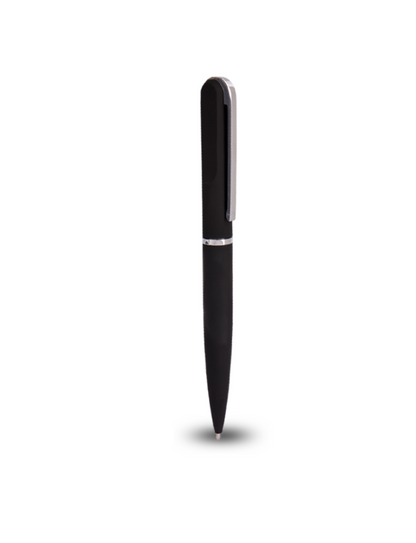 METAL PEN – Premium Stainless Steel Twist Pen with Rubberized Coating and Chrome Accents