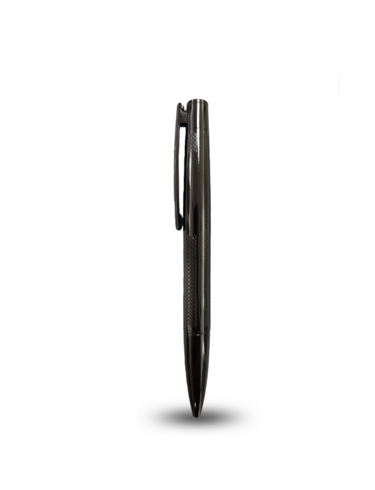ELEGANT PEN – Premium Twist Gunblack Metal Pen with Blue Ink and Branding Area