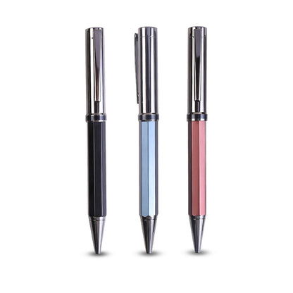 ALLURE PEN – Luxury Octagon-Sided Twist Ballpoint Pen with Gunblack Accents