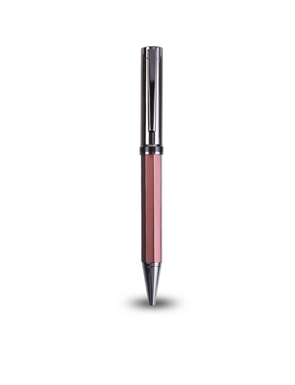 ALLURE PEN – Luxury Octagon-Sided Twist Ballpoint Pen with Gunblack Accents