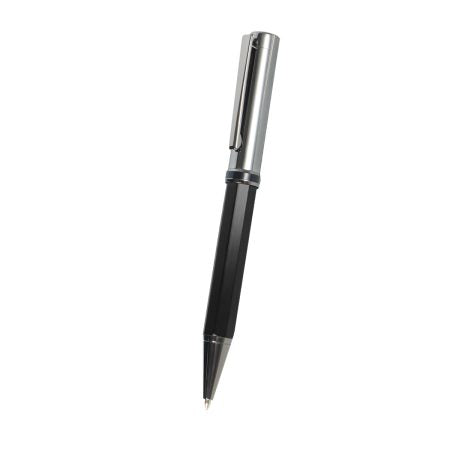 ALLURE PEN – Luxury Octagon-Sided Twist Ballpoint Pen with Gunblack Accents