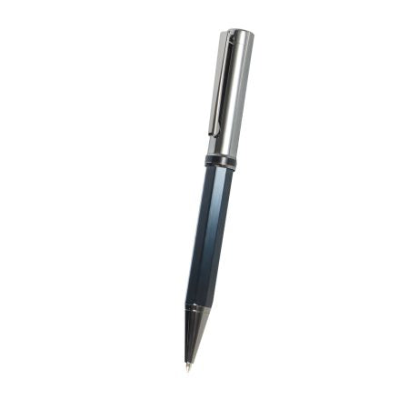 ALLURE PEN – Luxury Octagon-Sided Twist Ballpoint Pen with Gunblack Accents
