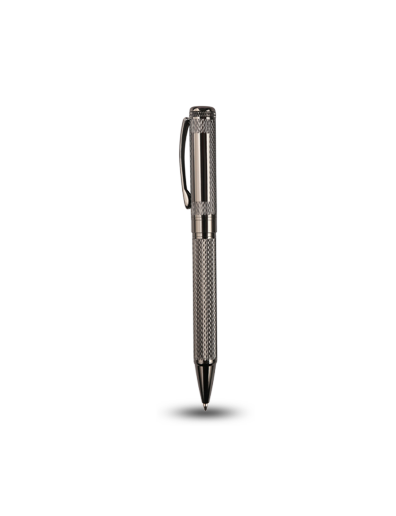 GLAMOUR PEN – Elegant Brass Ballpoint Pen with Intricate Carved Designs