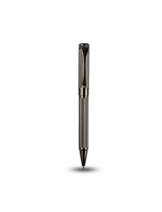 GLAMOUR PEN – Elegant Brass Ballpoint Pen with Intricate Carved Designs