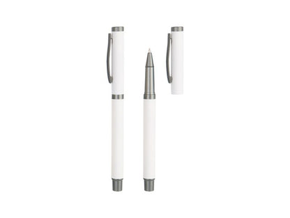SLIM ROLLER – Stylish Metal Rollerball Pen with Rubberized Finish