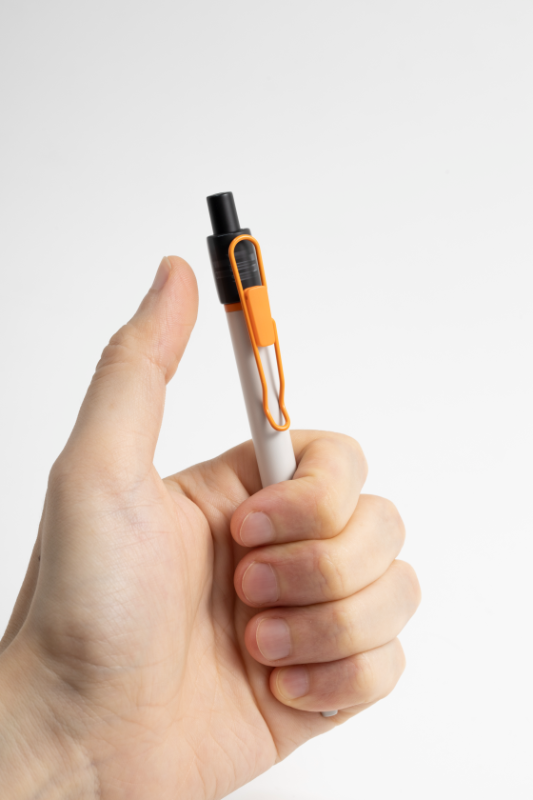 HEXASPINNER PEN ? Push Action Ballpoint Pen with Hexagonal Fidget Spinner, Matte Lacquered Aluminum Barrel