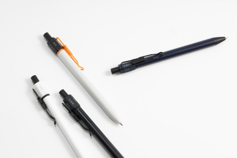 HEXASPINNER PEN ? Push Action Ballpoint Pen with Hexagonal Fidget Spinner, Matte Lacquered Aluminum Barrel
