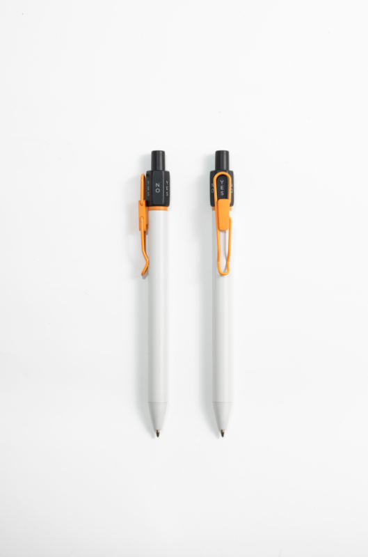 HEXASPINNER PEN ? Push Action Ballpoint Pen with Hexagonal Fidget Spinner, Matte Lacquered Aluminum Barrel