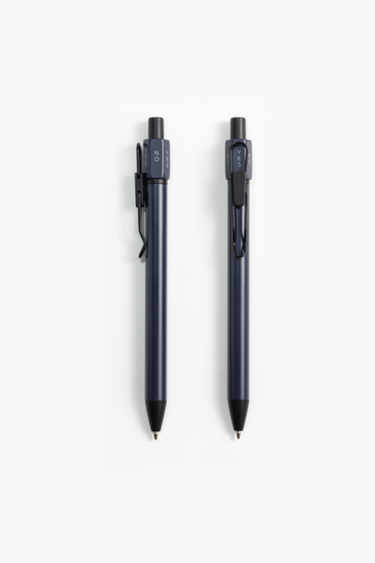HEXASPINNER PEN ? Push Action Ballpoint Pen with Hexagonal Fidget Spinner, Matte Lacquered Aluminum Barrel