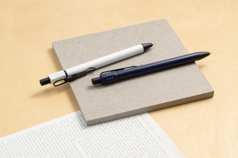 HEXASPINNER PEN ? Push Action Ballpoint Pen with Hexagonal Fidget Spinner, Matte Lacquered Aluminum Barrel