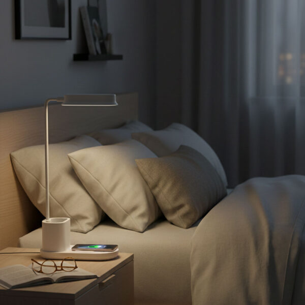 WIRELESS LAMP – LED Table Lamp with 3 Light Options and Fast Wireless Charging