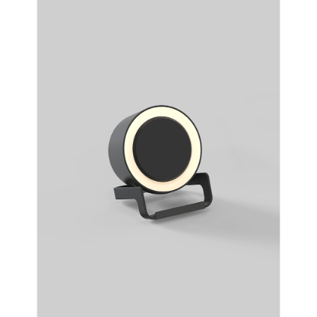 NIGHT LIGHT SPEAKER – Black Bluetooth Speaker with Wireless Charging and LED Display