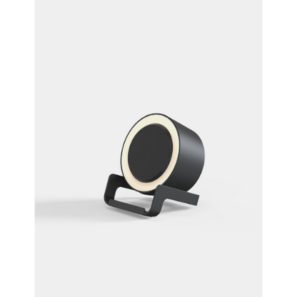 NIGHT LIGHT SPEAKER – Black Bluetooth Speaker with Wireless Charging and LED Display
