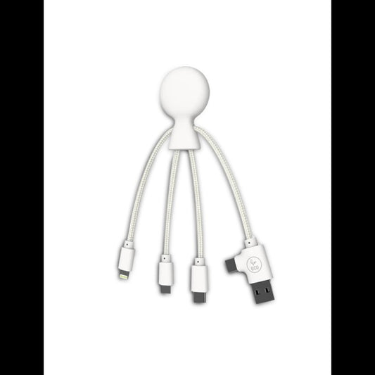 MR. BIO SMART CABLE – Eco-Friendly Multi-Connector Charging Cable with NFC Functionality