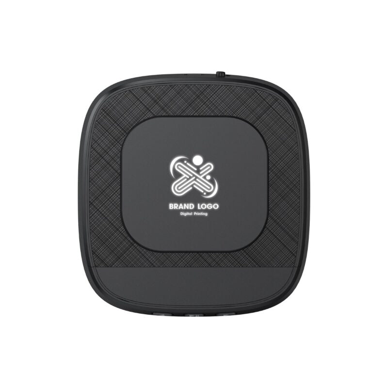 BOOM SOUND – Powerful 5W Speaker with 15W Wireless Charger and Light-Up Logo