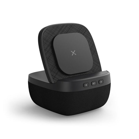 BOOM SOUND – Powerful 5W Speaker with 15W Wireless Charger and Light-Up Logo