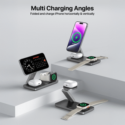 FOLDY – Compact 3-in-1 MagSafe Charger