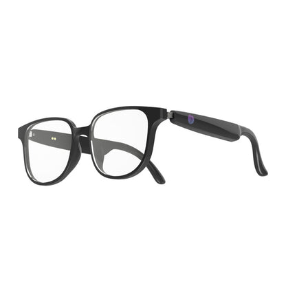 AI-GLASS ? Smart Clear Glasses with AI Chat, Language Translation, Removable Prescription Lenses & Bluetooth Connectivity