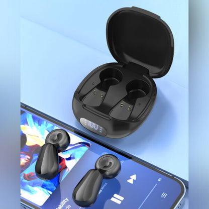 BUDSY – Compact TWS Bluetooth 5.4 Earbuds with 13mm Stereo Speakers, Touch Controls & Digital Battery Display