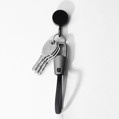 KEYHOLE ? Compact Zinc Alloy USB-C to USB-C Cable with 60W Fast Charging, Data Transfer & Stylish Keychain Design