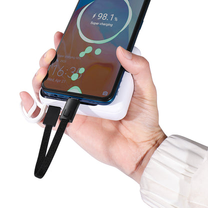 KEYHOLE ? Compact Zinc Alloy USB-C to USB-C Cable with 60W Fast Charging, Data Transfer & Stylish Keychain Design
