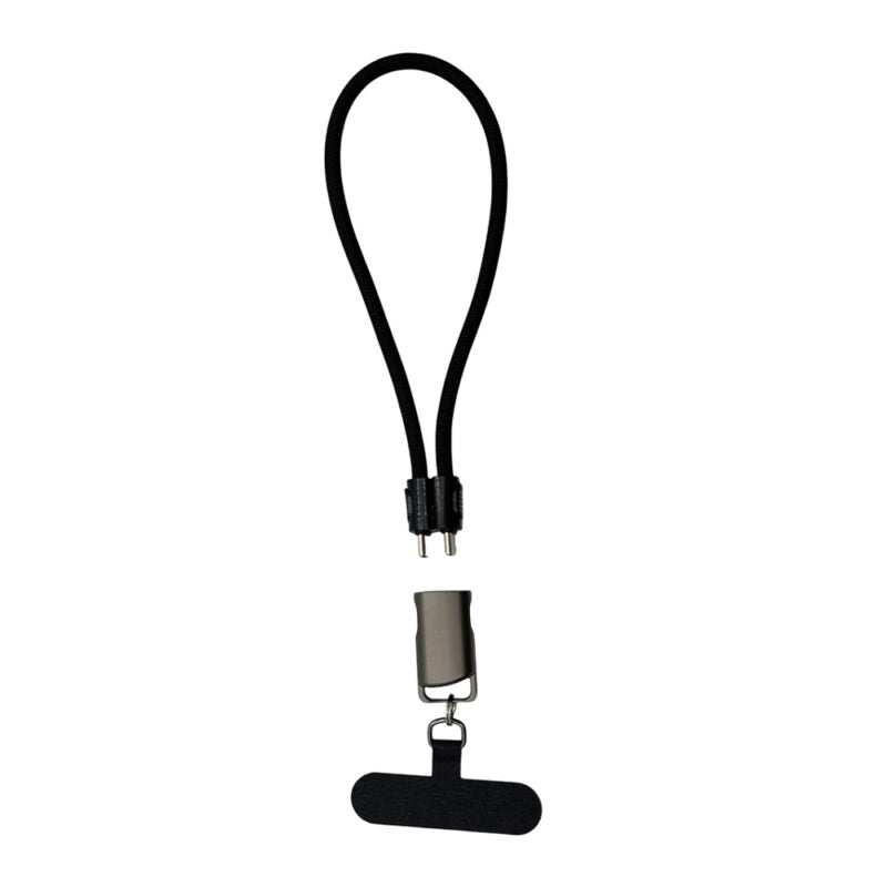 STRAPPY ? Durable USB-C to USB-C Fast Charging Cable with 60W Power & Keychain Design for Easy Portability