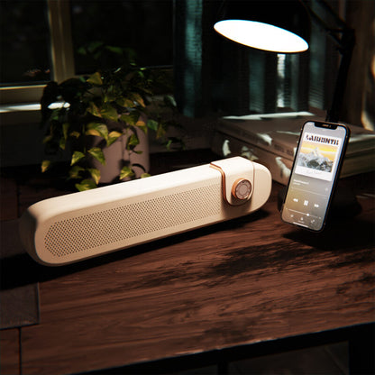 SOUND BAR ? Compact 20W Bluetooth Speaker with Dual 52mm Drivers, Bluetooth 5.3 & TWS Stereo Pairing