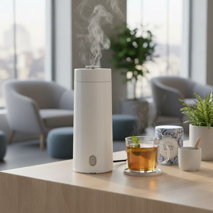 PORTABLE KETTLE ? Compact 350ML Travel Electric Kettle for Fast, Efficient Water Boiling On-the-Go