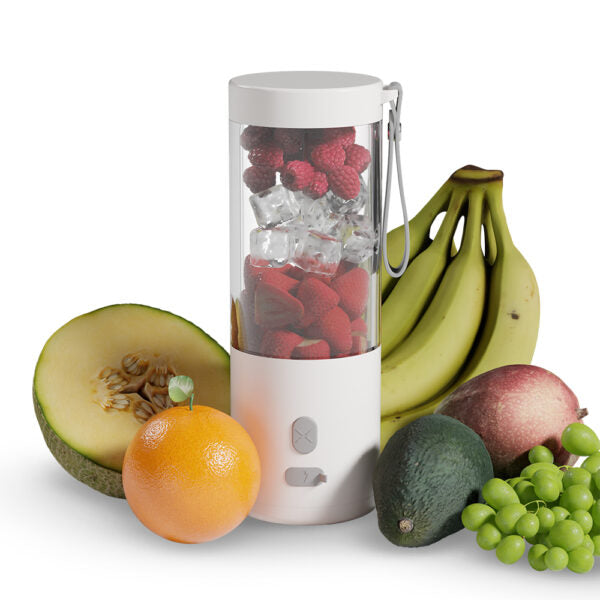 PORTABLE BLENDER ? Powerful 450ML Rechargeable Mixer for Smoothies & On-the-Go Blending with Up to 18 Uses Per Charge