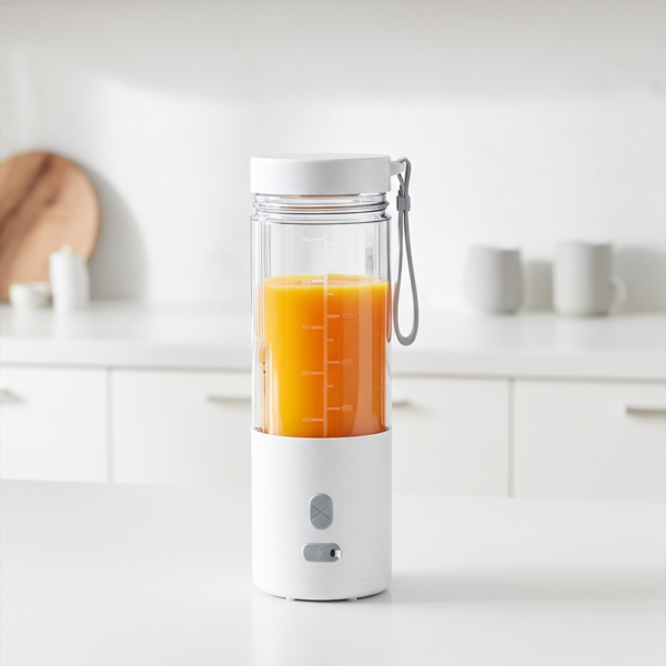 PORTABLE BLENDER ? Powerful 450ML Rechargeable Mixer for Smoothies & On-the-Go Blending with Up to 18 Uses Per Charge