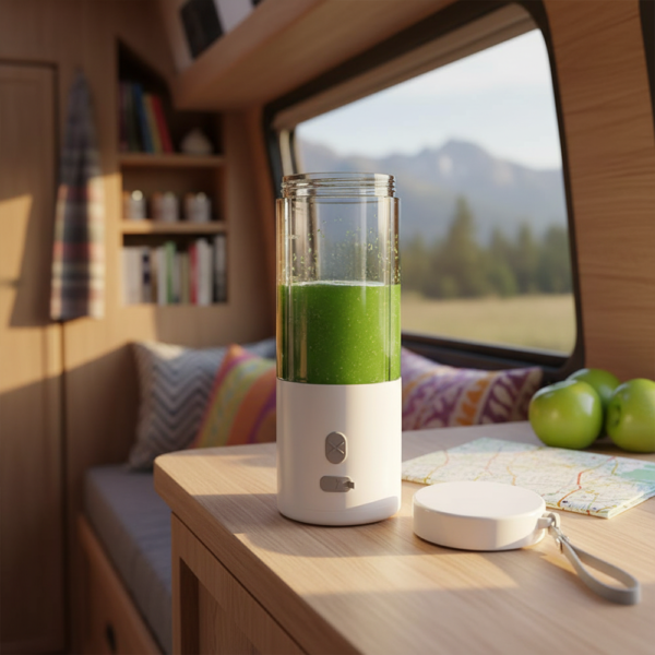 PORTABLE BLENDER ? Powerful 450ML Rechargeable Mixer for Smoothies & On-the-Go Blending with Up to 18 Uses Per Charge