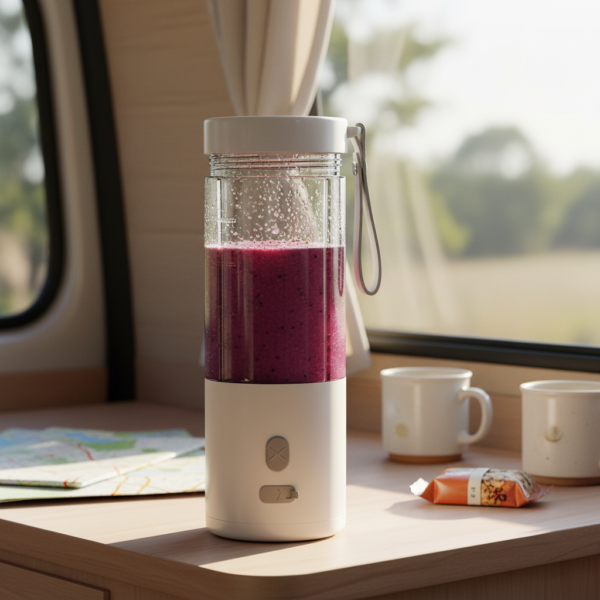 PORTABLE BLENDER ? Powerful 450ML Rechargeable Mixer for Smoothies & On-the-Go Blending with Up to 18 Uses Per Charge