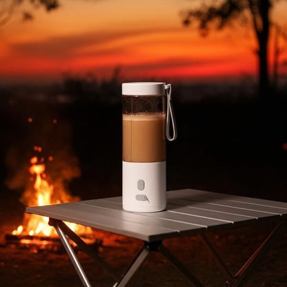 PORTABLE BLENDER ? Powerful 450ML Rechargeable Mixer for Smoothies & On-the-Go Blending with Up to 18 Uses Per Charge