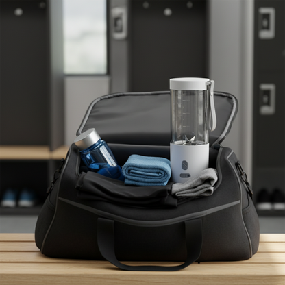 PORTABLE BLENDER ? Powerful 450ML Rechargeable Mixer for Smoothies & On-the-Go Blending with Up to 18 Uses Per Charge