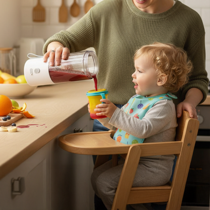 PORTABLE BLENDER ? Powerful 450ML Rechargeable Mixer for Smoothies & On-the-Go Blending with Up to 18 Uses Per Charge