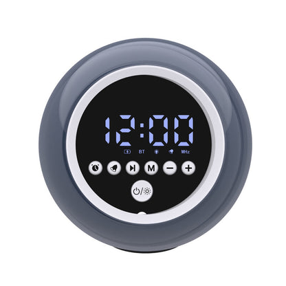 LUNA ? Multifunctional Bluetooth Speaker with JL 5.3 Chip, RGB Ambient Light, Alarm Clock & Phone Stand
