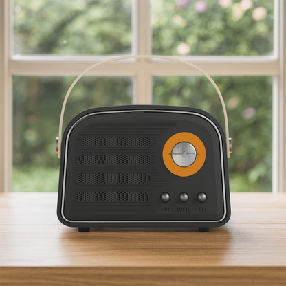 ANTIQ SPEAKER ? Compact High-Quality Loudspeaker with Timeless Design for Crisp, Immersive Audio