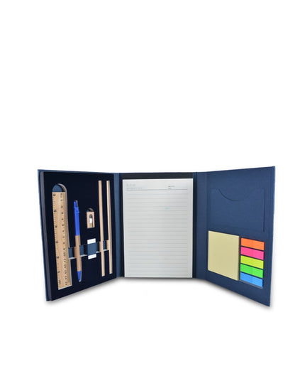 TRI-FOLD STATIONERY SET – All-in-One Stationery Organizer with Craft Paper Cover