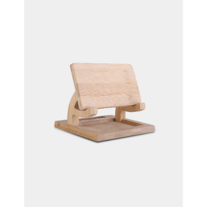 WIRELESS LOUNGE – Bamboo Desktop Organizer with Wireless Charger