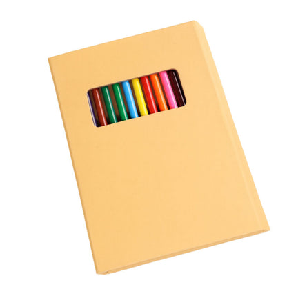COLOR BOOK ? A5 Creative Coloring Set with 50 Patterned Pages & 12 Coloring Pencils for Art on the Go