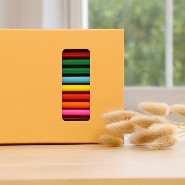 COLOR BOOK ? A5 Creative Coloring Set with 50 Patterned Pages & 12 Coloring Pencils for Art on the Go