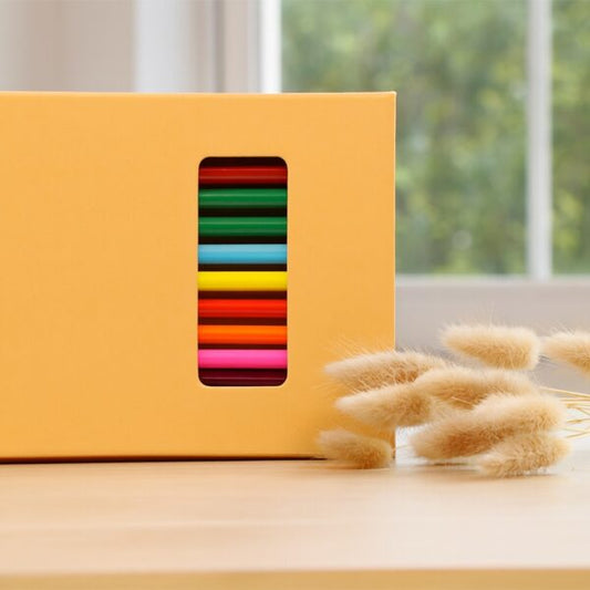 COLOR BOOK ? A5 Creative Coloring Set with 50 Patterned Pages & 12 Coloring Pencils for Art on the Go