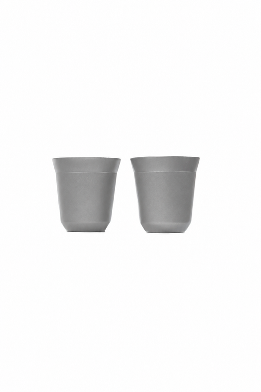 ESPRESSO SET – Premium 2-Piece Double Wall Stainless Steel Espresso Cups