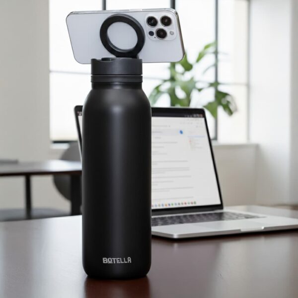 BOTELLA PRO – 900ml Multi-Functional Drink Bottle with Magnetic Phone Loop