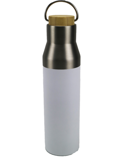 ECO FLASKS – 600ml Double Wall Flask with Bamboo Lid
