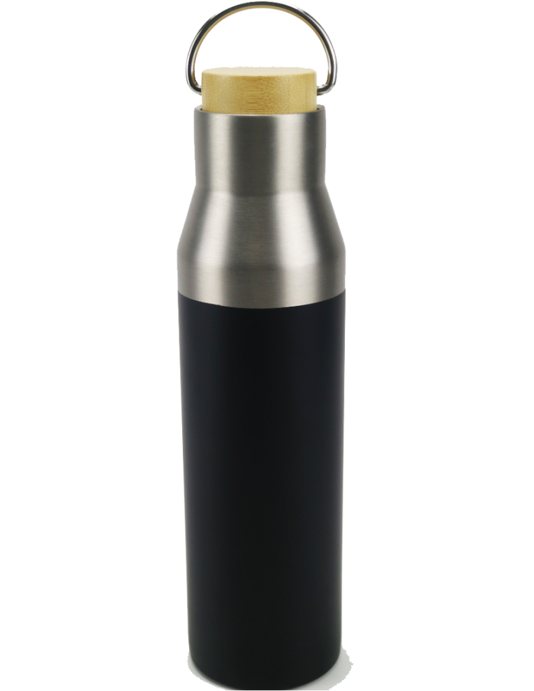 ECO FLASKS – 600ml Double Wall Flask with Bamboo Lid