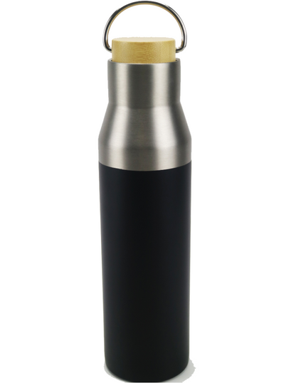 ECO FLASKS – 600ml Double Wall Flask with Bamboo Lid
