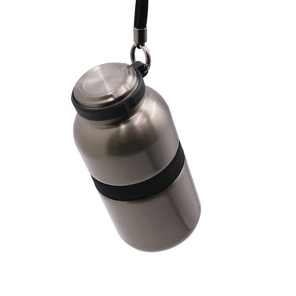 PRIME FLASK ? Premium 420ml Double-Wall Stainless Steel Flask with Vacuum Insulation & Leak-Proof Silicone Seal