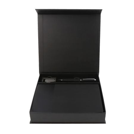 AGENDA SET – Elegant Notebook, Metal Pen, and Bookmark Gift Set