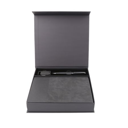 AGENDA SET – Elegant Notebook, Metal Pen, and Bookmark Gift Set